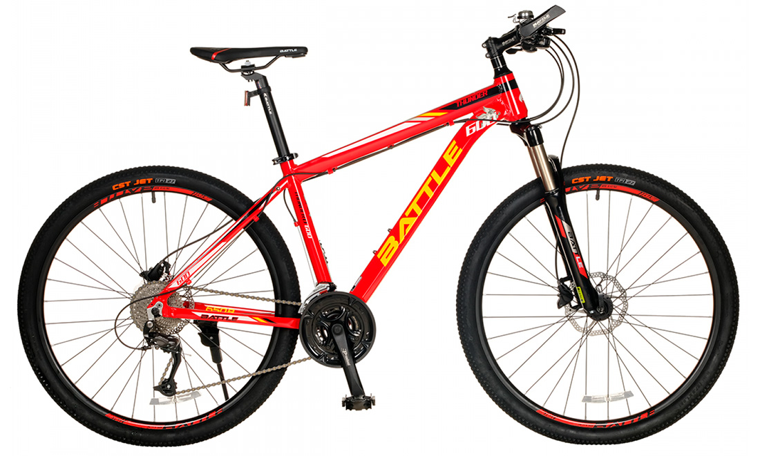 Велосипед Battle THUNDER 27.5" (2021) 2021 Red